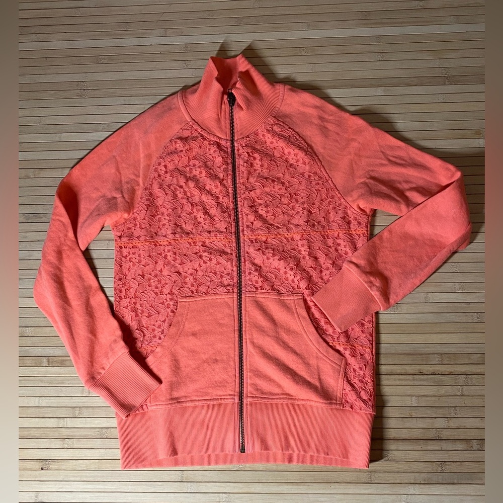 Prana athletic full zip up sweater / jacket size XS